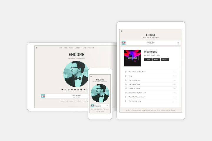 Responsive Encore screenshot