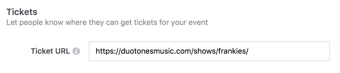 Using Facebook Events to Promote Your Band's Shows - Tickets