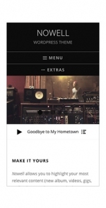 Nowell — WordPress Music Theme by AudioTheme