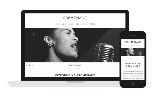 Promenade: Responsive Mockup