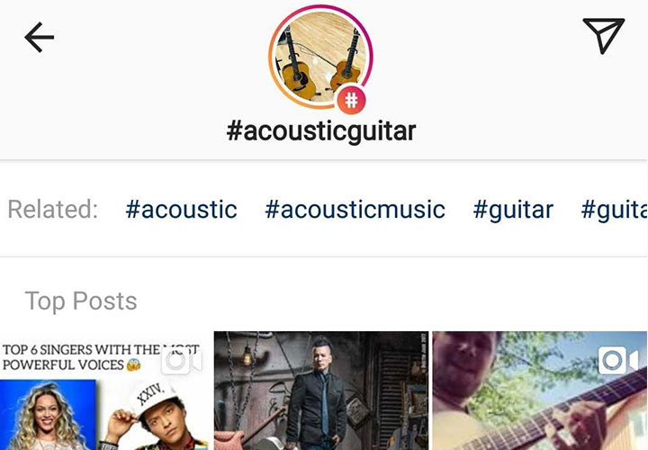 music tag instagram